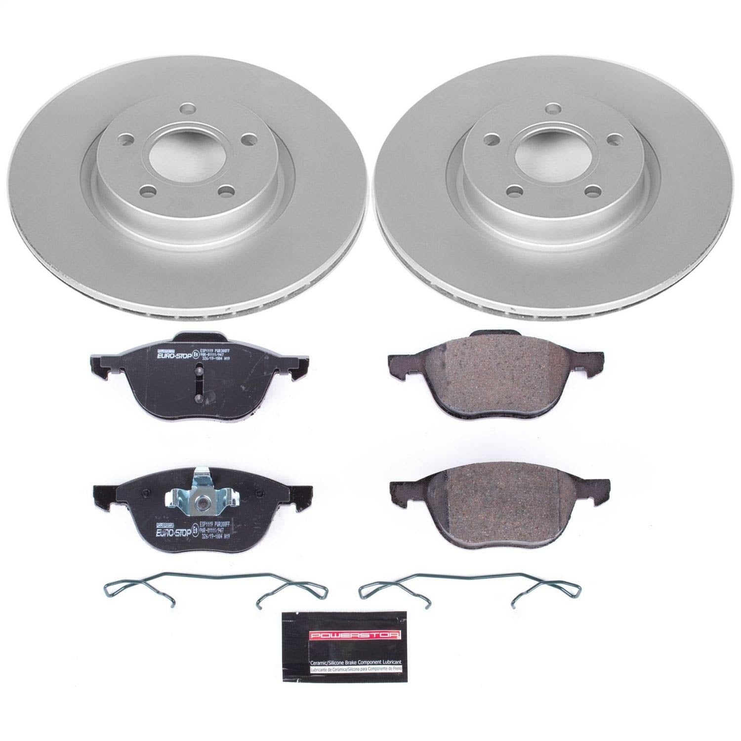 PowerStop Front Euro-Stop Brake Kit | Ford C-Max (13-17) (ESK4575)