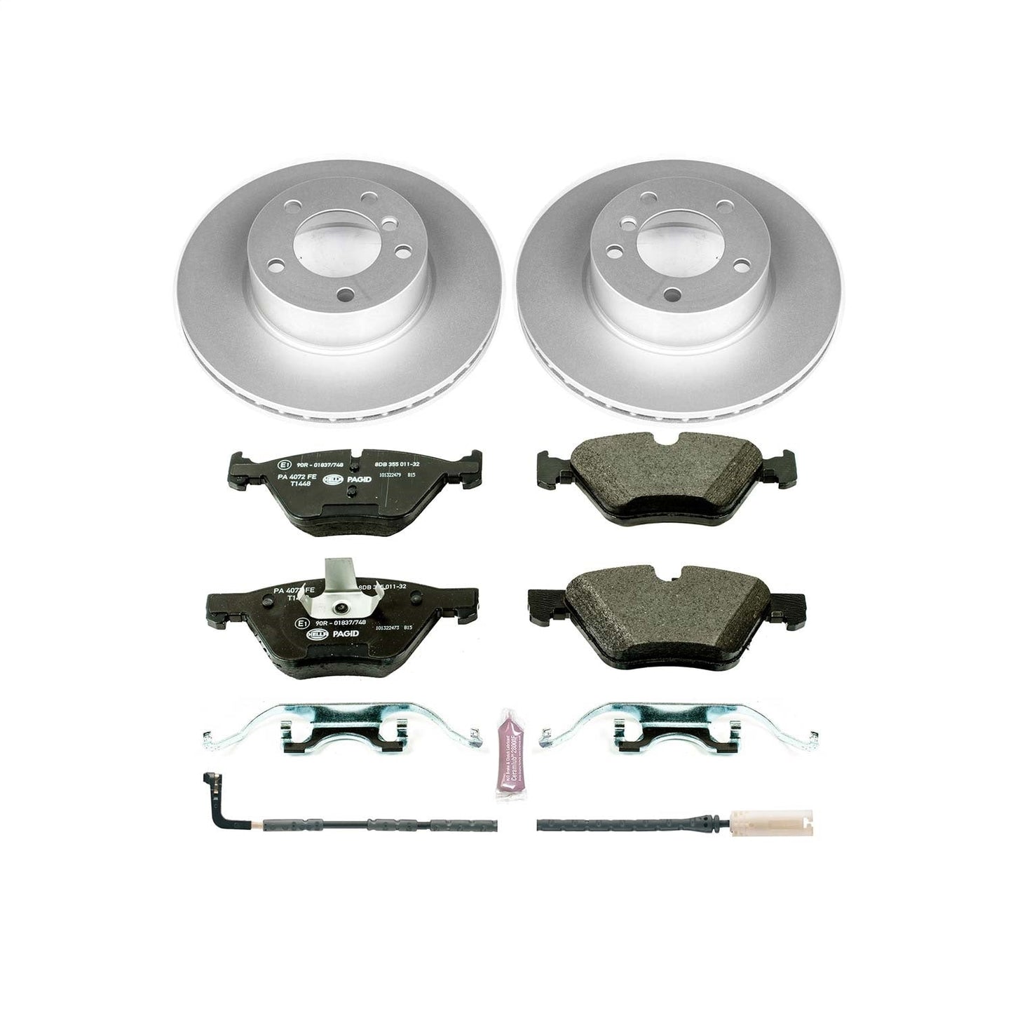 PowerStop Euro-Stop Front Brake Kit | BMW 325xi (06) (ESK4589)