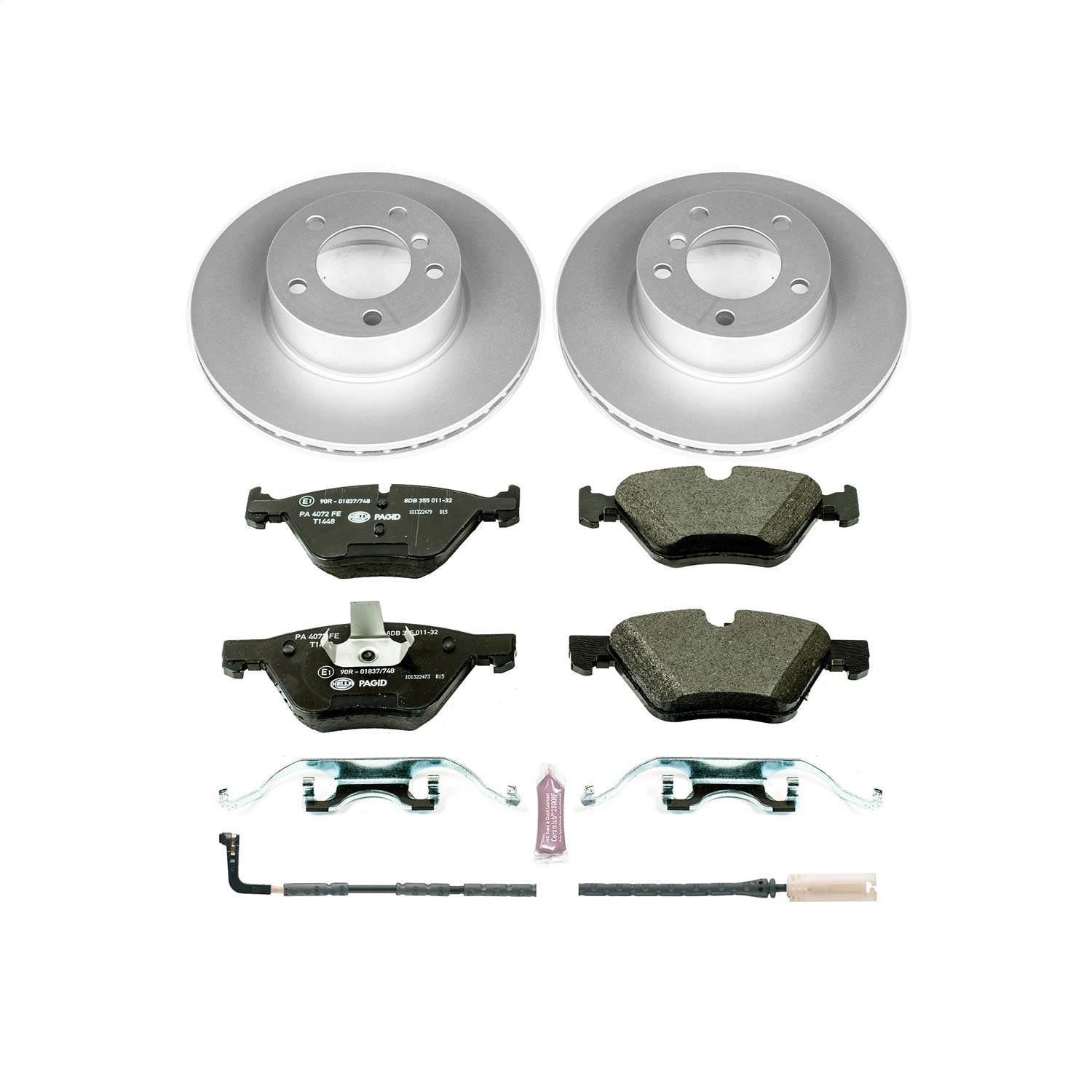 PowerStop Euro-Stop Front Brake Kit | BMW 325xi (06) (ESK4589)