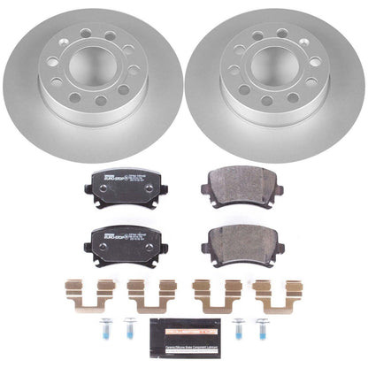 PowerStop Rear Euro-Stop Brake Kit | Audi A3 (2008) (ESK4627)