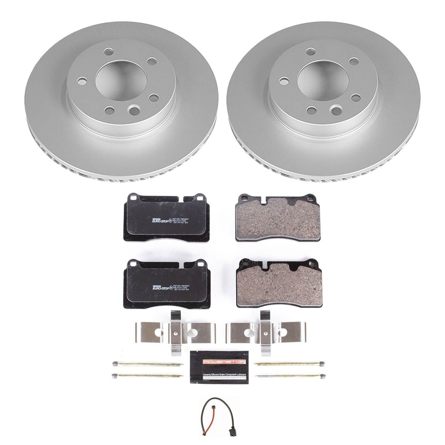 PowerStop Front Euro-Stop Brake Kit | Volkswagen Touareg (06-17) (ESK4656)