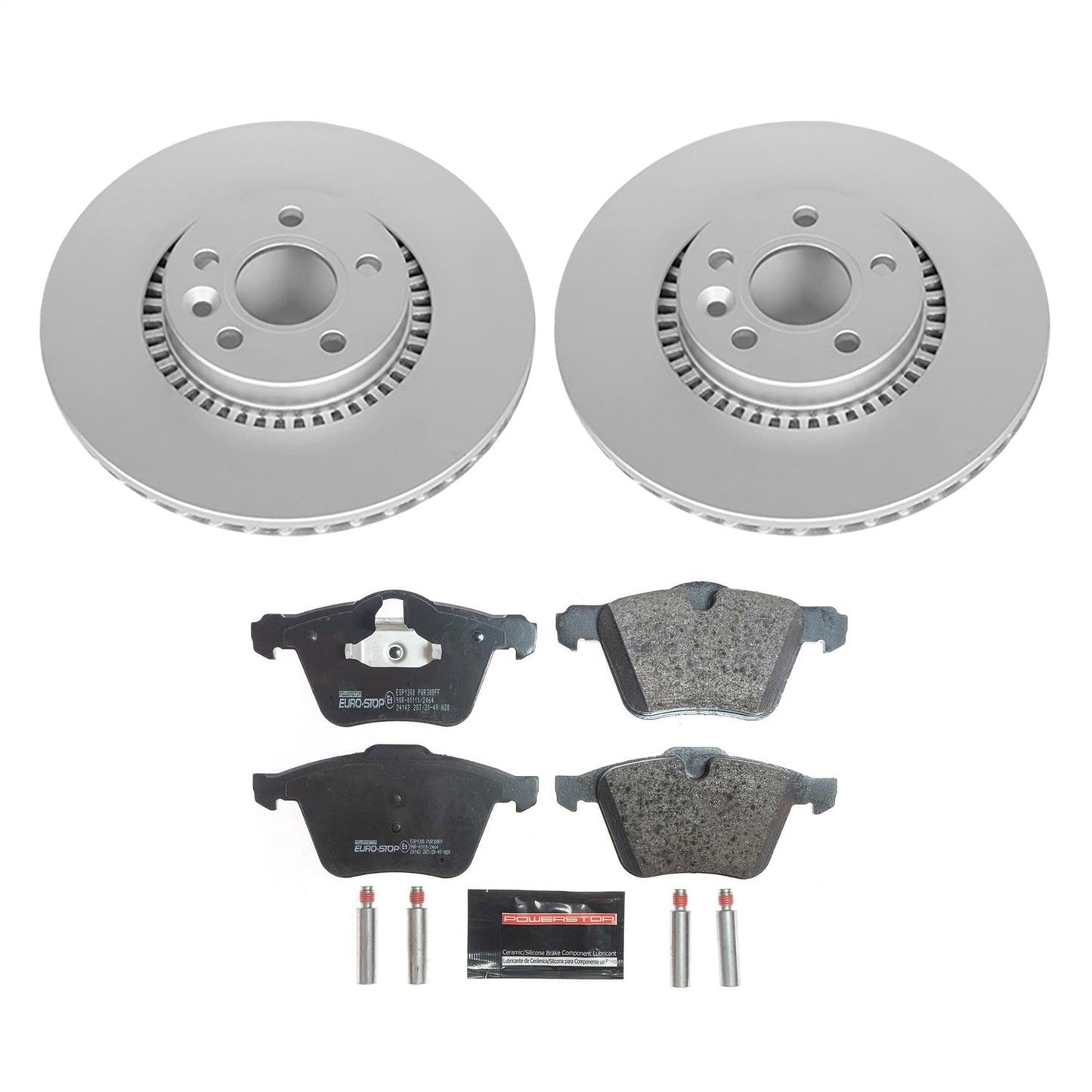 PowerStop Front Euro-Stop Brake Kit | Volvo S60 (15-18) (ESK4698A)