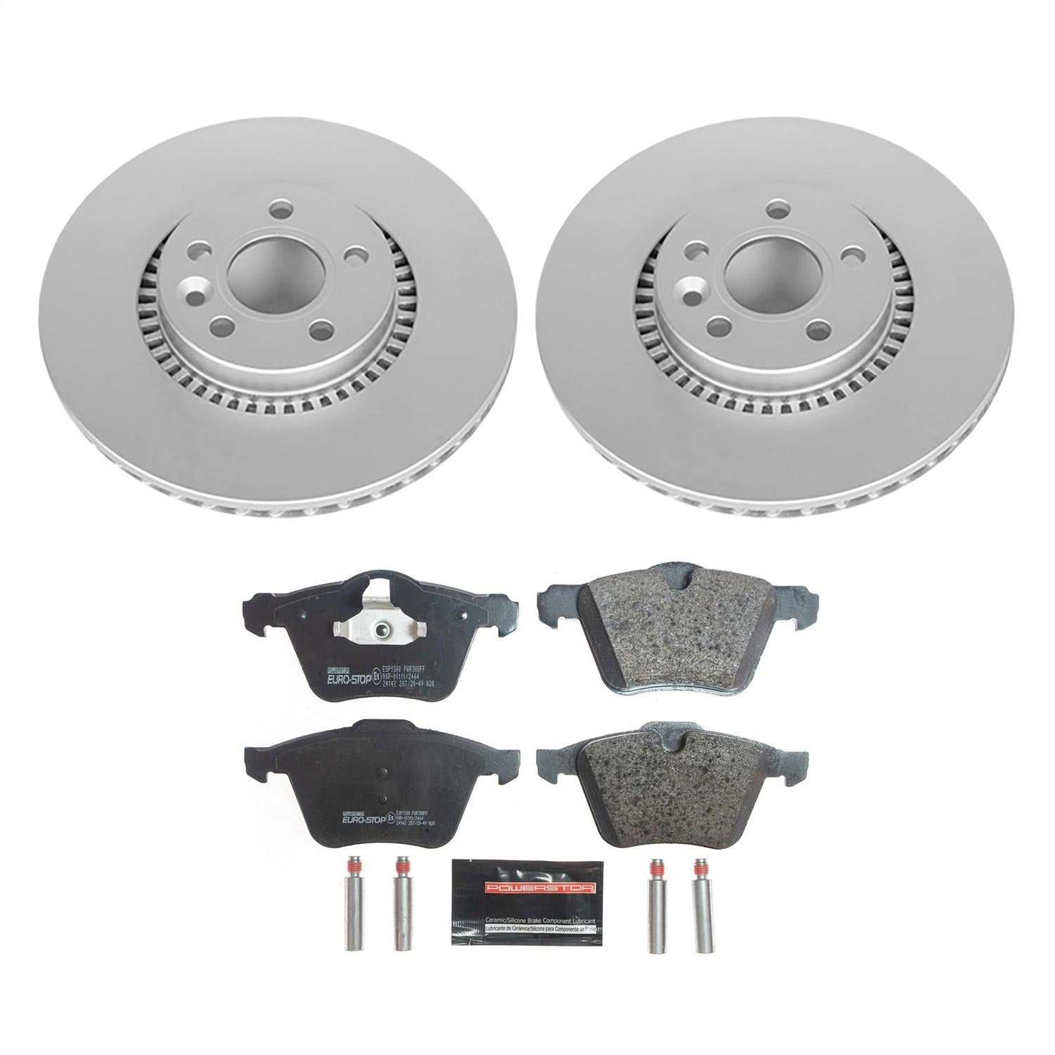PowerStop Front Euro-Stop Brake Kit | Volvo S60 (15-18) (ESK4698A)