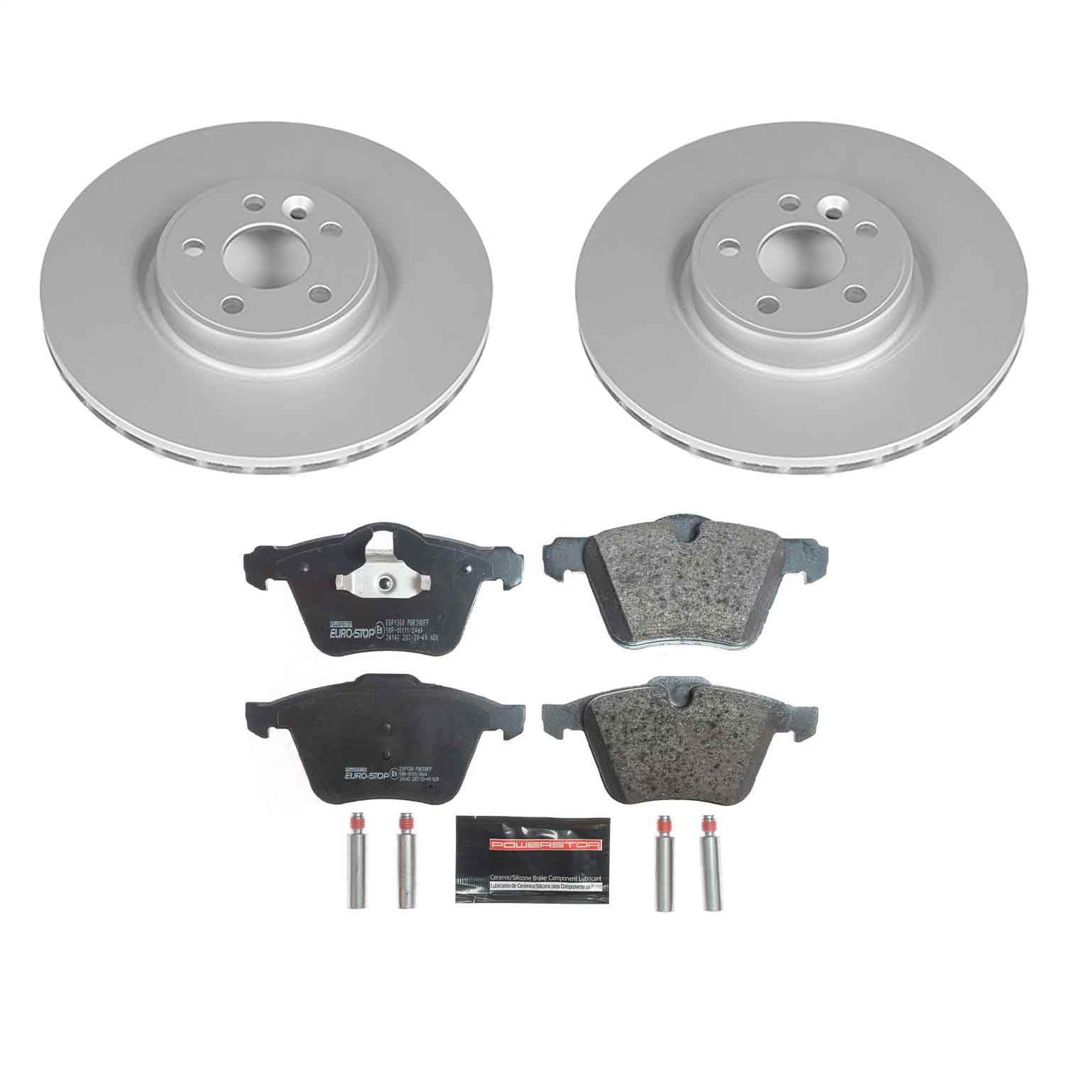 PowerStop Front Euro-Stop Brake Kit | Volvo S60 (15-18) (ESK4699A)