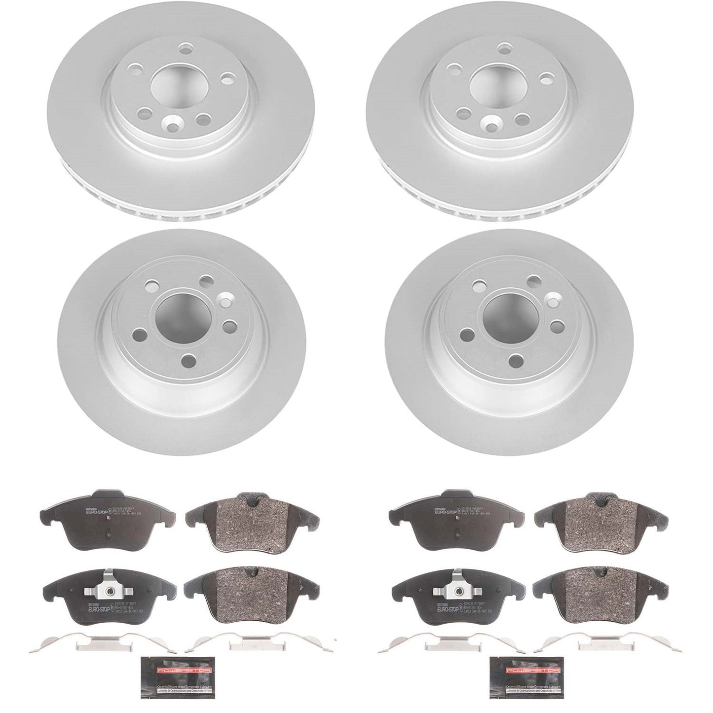 PowerStop Front Euro-Stop Brake Kit | Volvo S60 (15-18) (ESK4700)