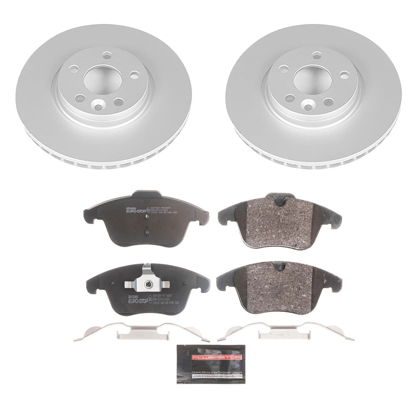 PowerStop Front Euro-Stop Brake Kit | Land Rover LR2 (08-15) (ESK4701)