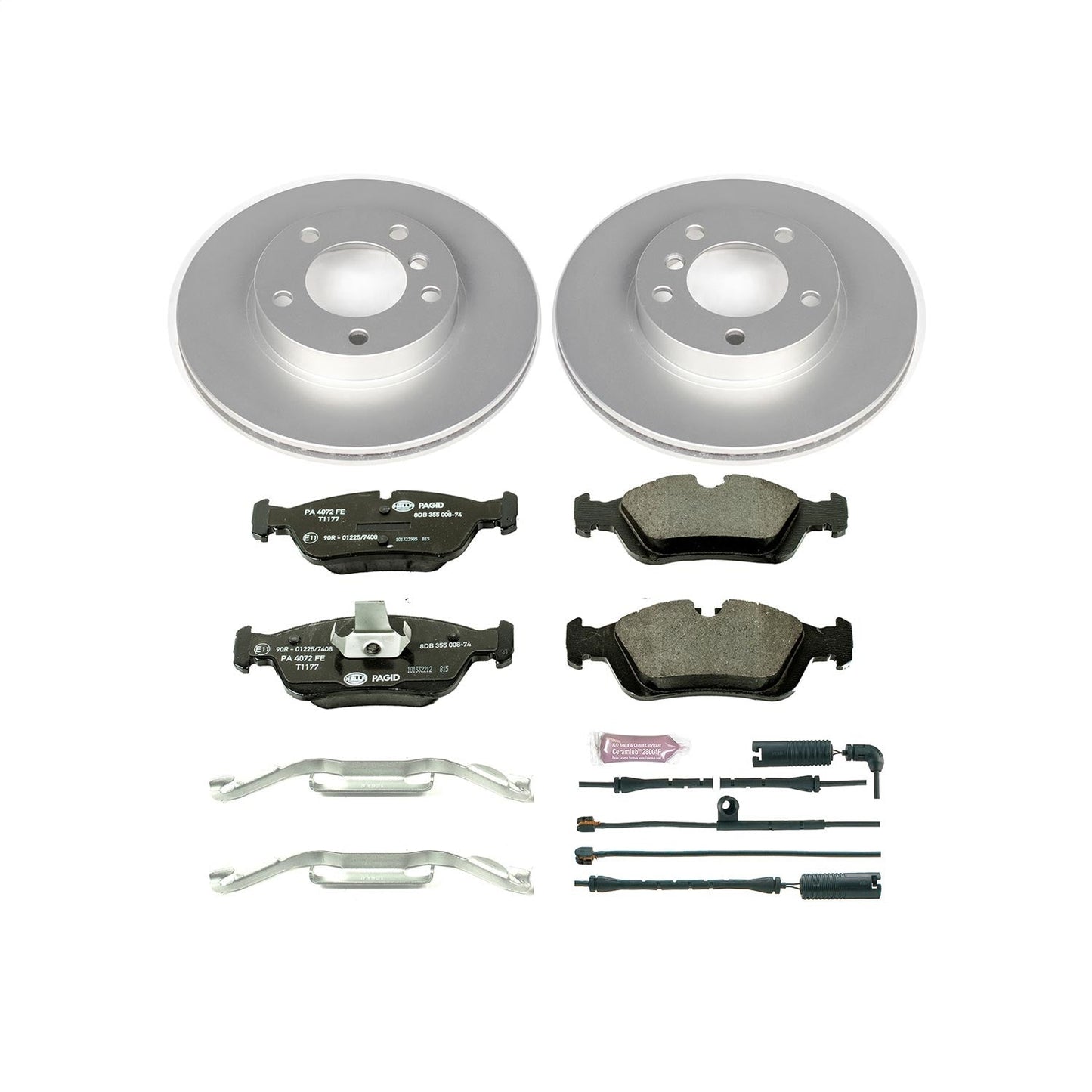 PowerStop Front Euro-Stop Brake Kit | BMW 318i (92-98) (ESK496)
