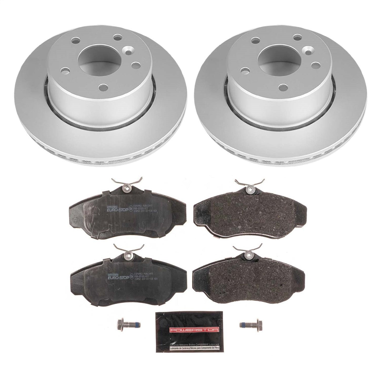 PowerStop Front Euro-Stop Brake Kit | Land Rover Discovery (99-04) (ESK5106)