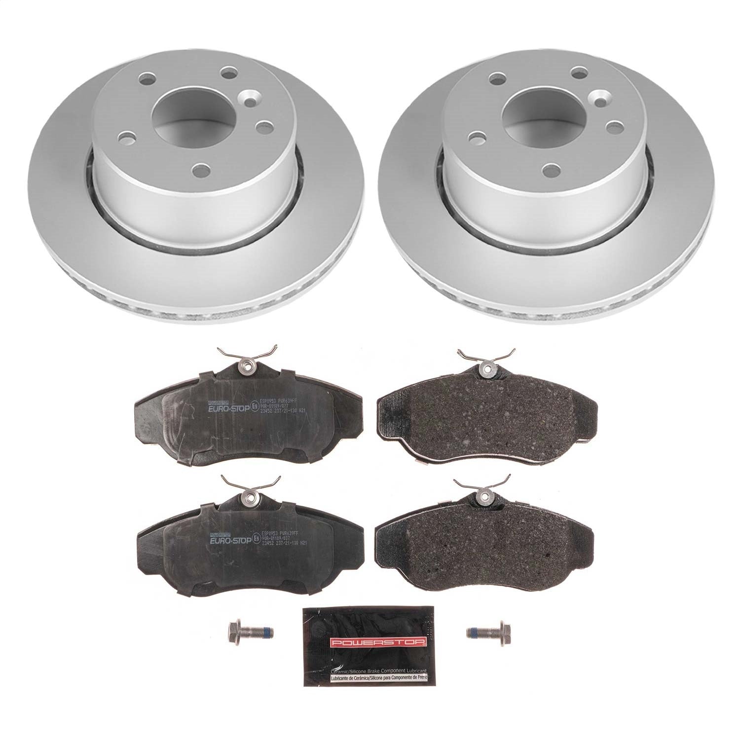 PowerStop Front Euro-Stop Brake Kit | Land Rover Discovery (99-04) (ESK5106)