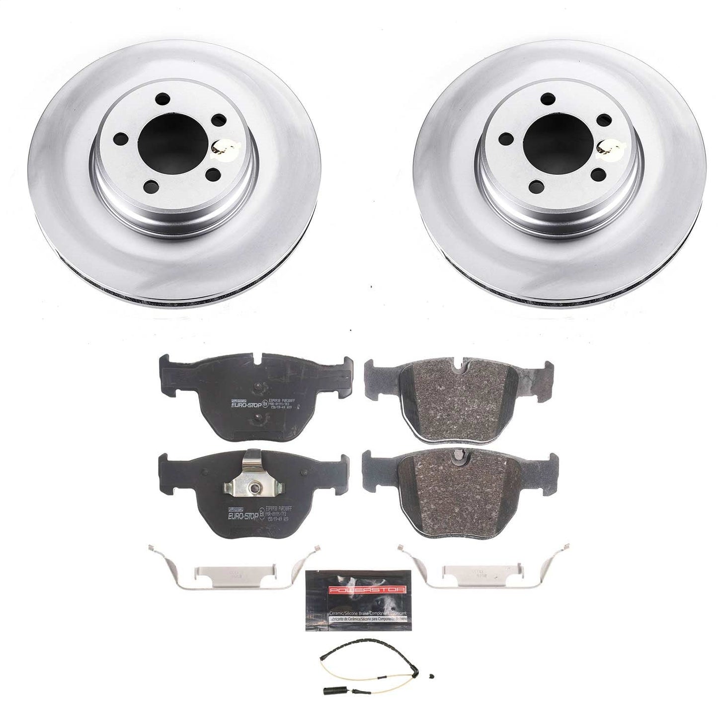 PowerStop Front Euro-Stop Brake Kit | Land Rover Range Rover (03-05) (ESK5111)