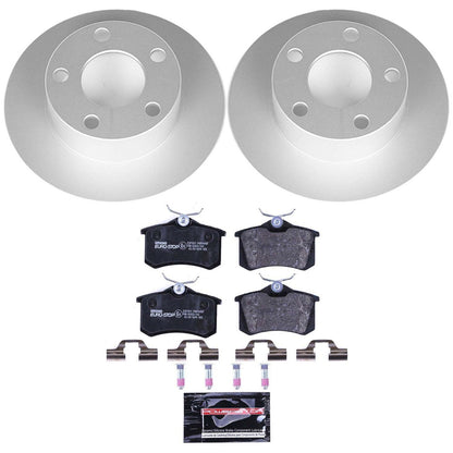 PowerStop Rear Euro-Stop Brake Kit | Audi A6 (98-04) (ESK515)