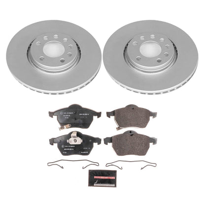 PowerStop Front Euro-Stop Brake Kit | Saab 9-3 (99-02) (ESK5218)