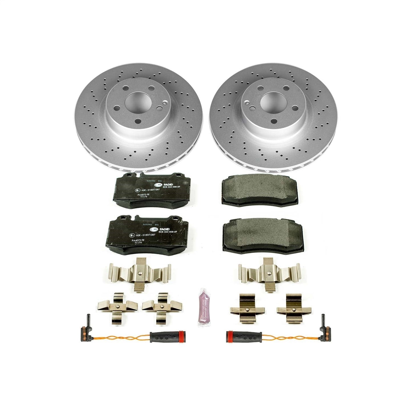 PowerStop Front Euro-Stop Brake Kit | Mercedes-Benz CL500 (00-03) (ESK5235)