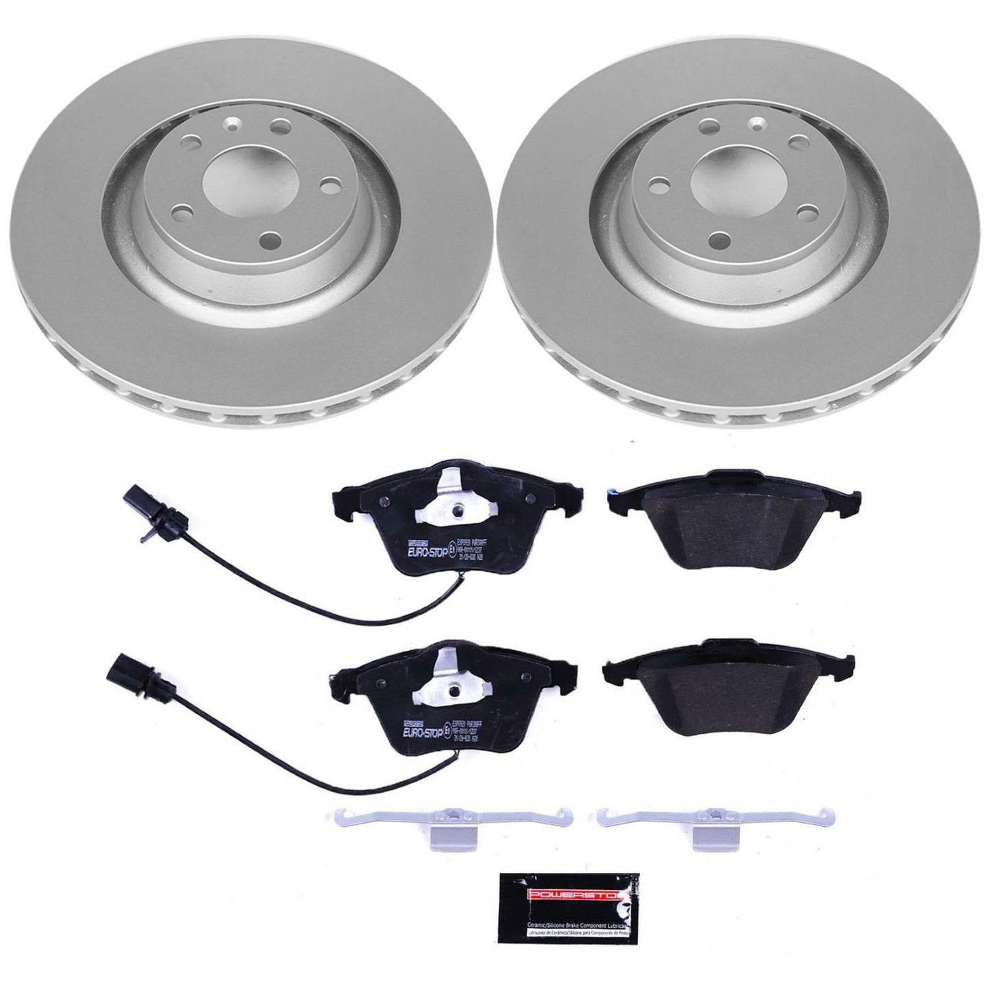 PowerStop Euro-Stop Front Brake Kit | Audi A6 Quattro (05-11) (ESK5277)