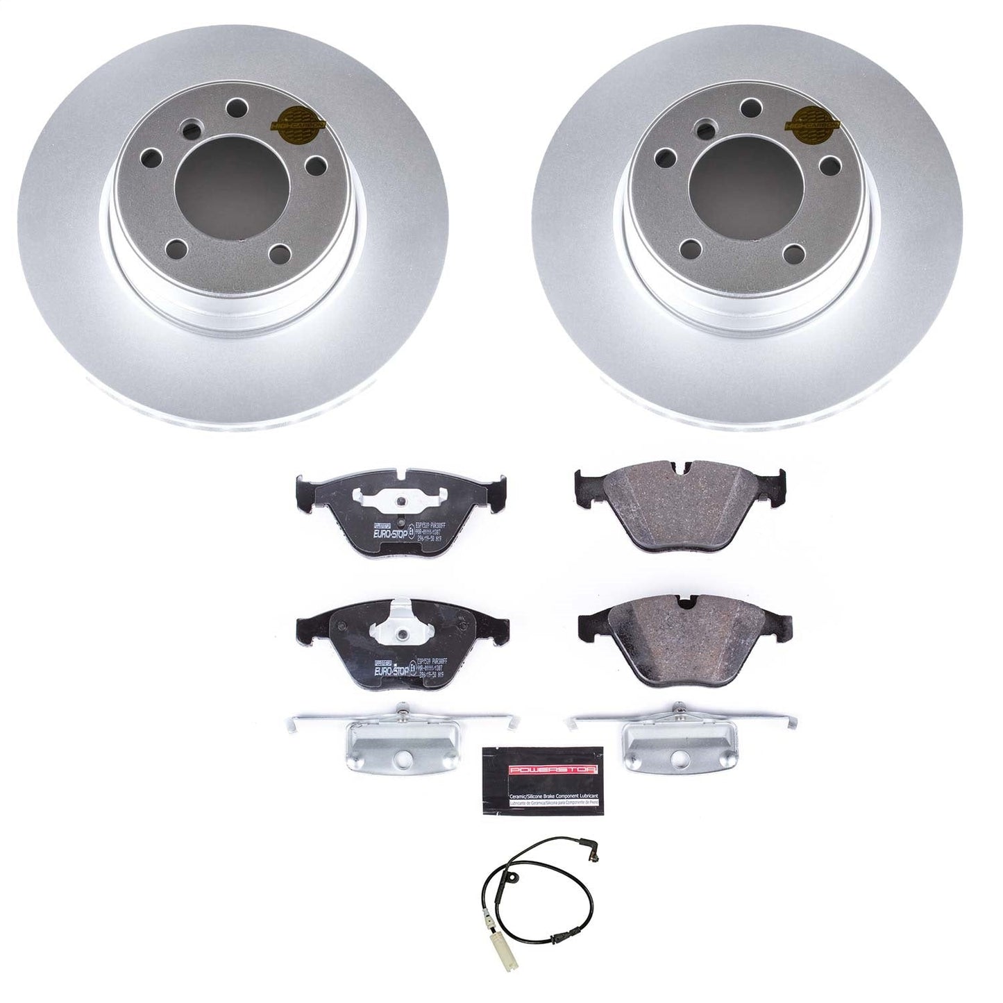 PowerStop Front Euro-Stop Brake Kit | BMW 525i (06-07) (ESK5280)