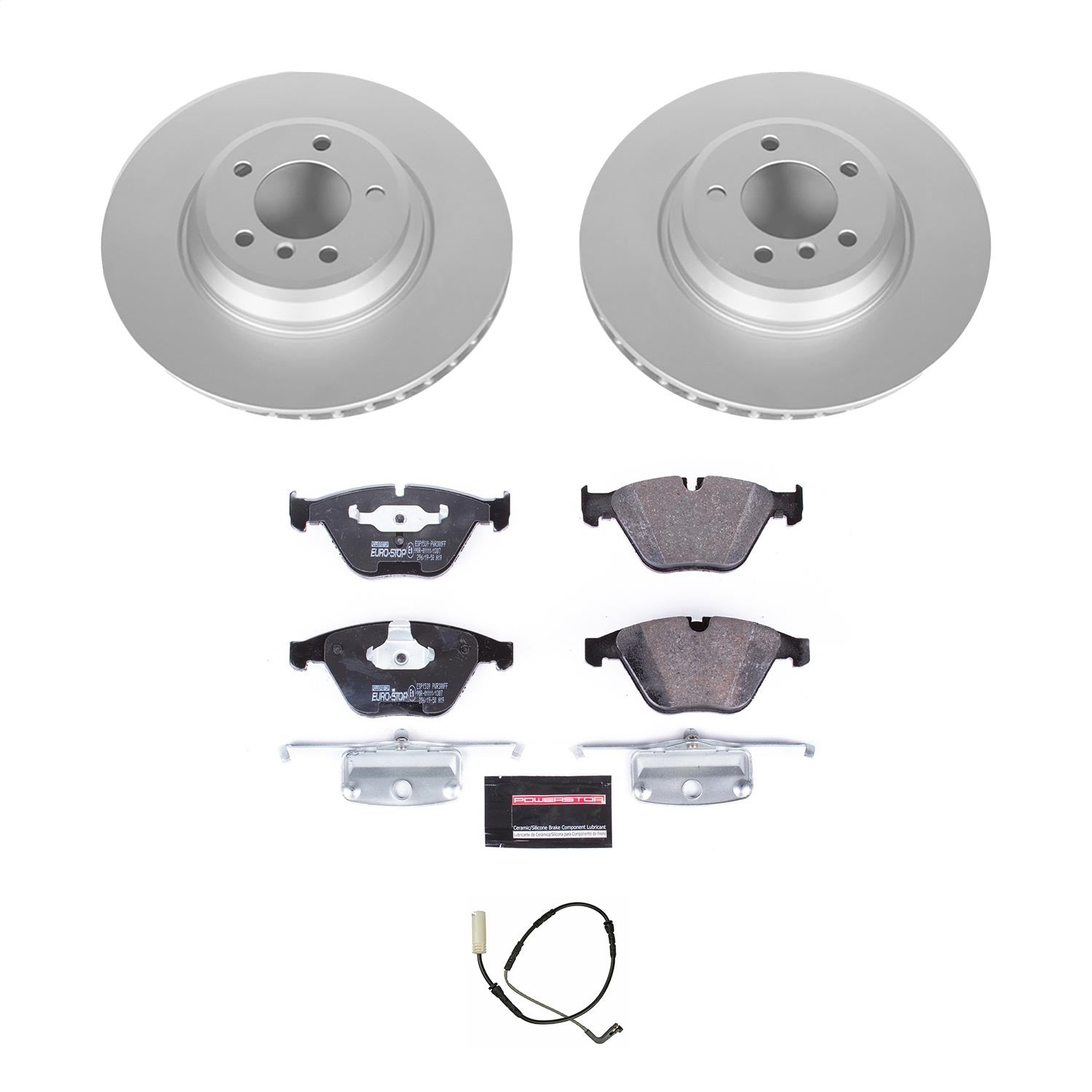 PowerStop Euro-Stop Front Brake Kit | BMW 335d (09) (ESK5281A)
