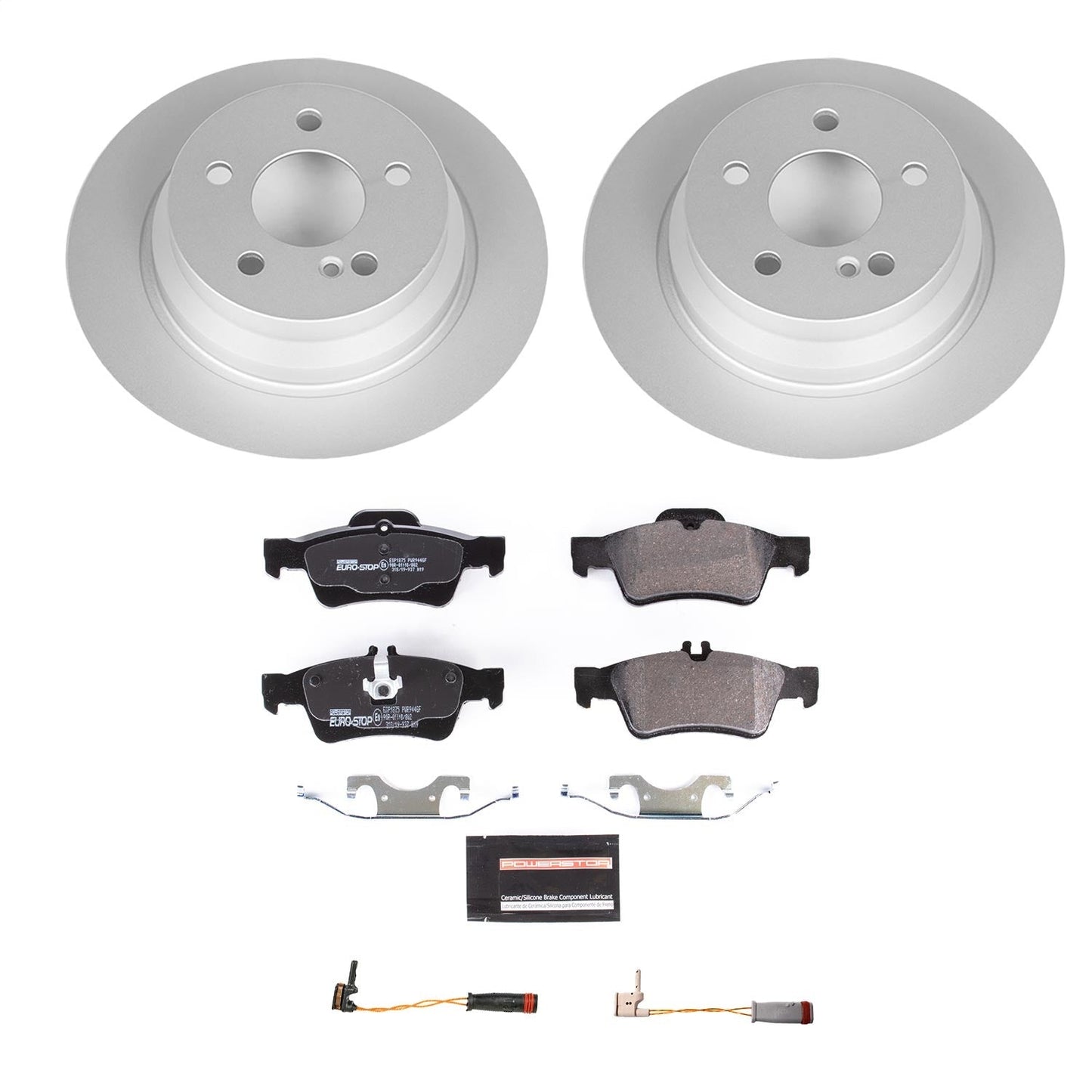 PowerStop Rear Euro-Stop Brake Kit | Mercedes-Benz E350 (06) (ESK5321)
