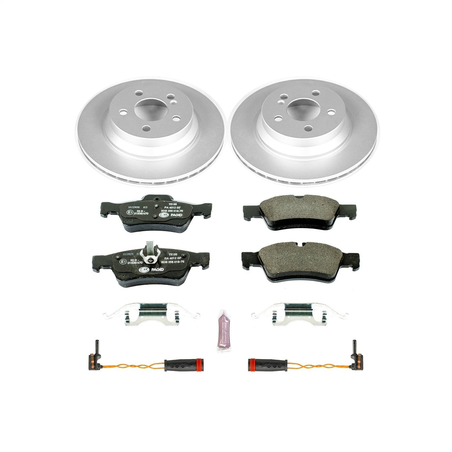 PowerStop Rear Euro-Stop Brake Kit | Mercedes-Benz E350 (06-09) (ESK5322)