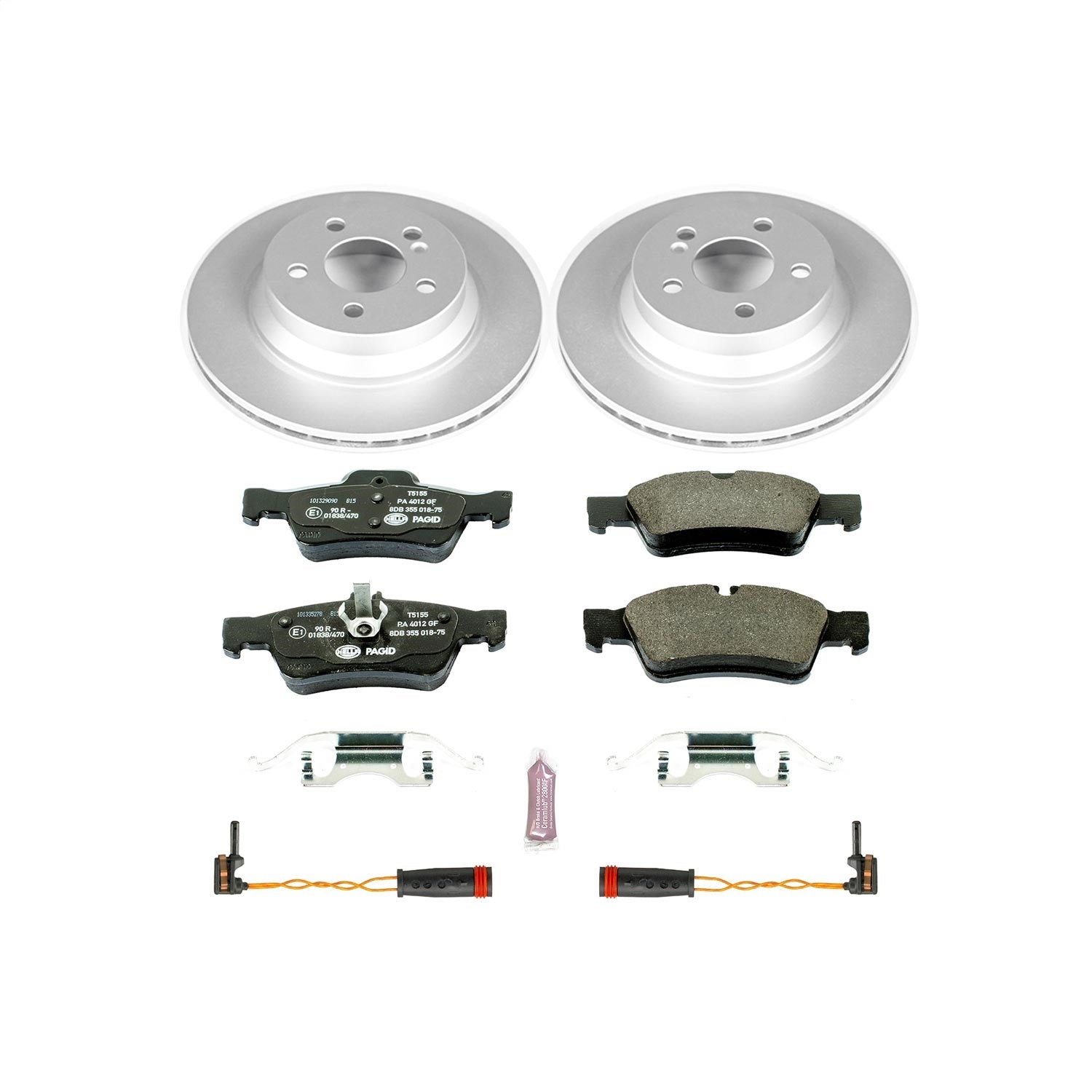 PowerStop Rear Euro-Stop Brake Kit | Mercedes-Benz E350 (06-09) (ESK5322)