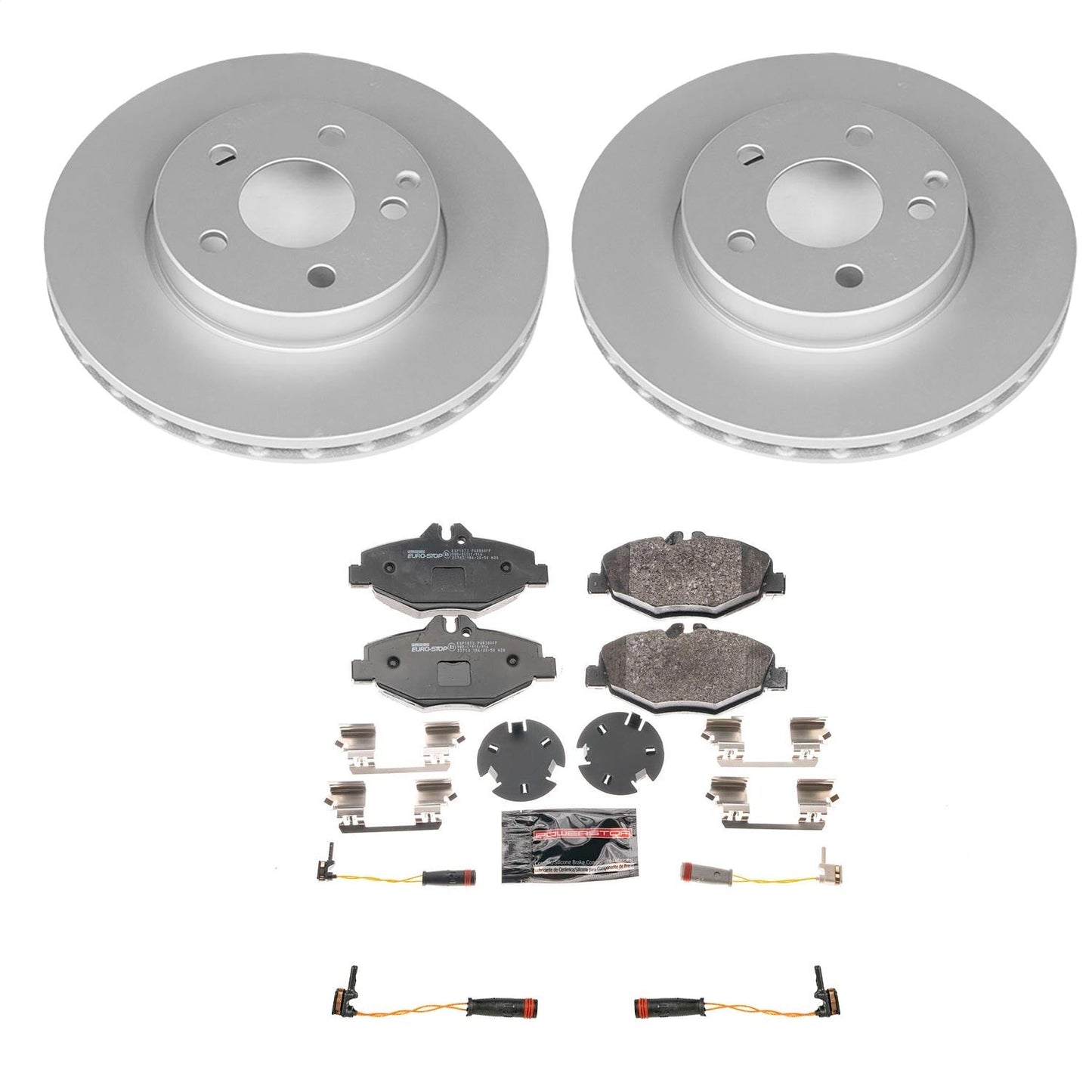 PowerStop Front Euro-Stop Brake Kit | Mercedes-Benz E320 (06) (ESK5326)