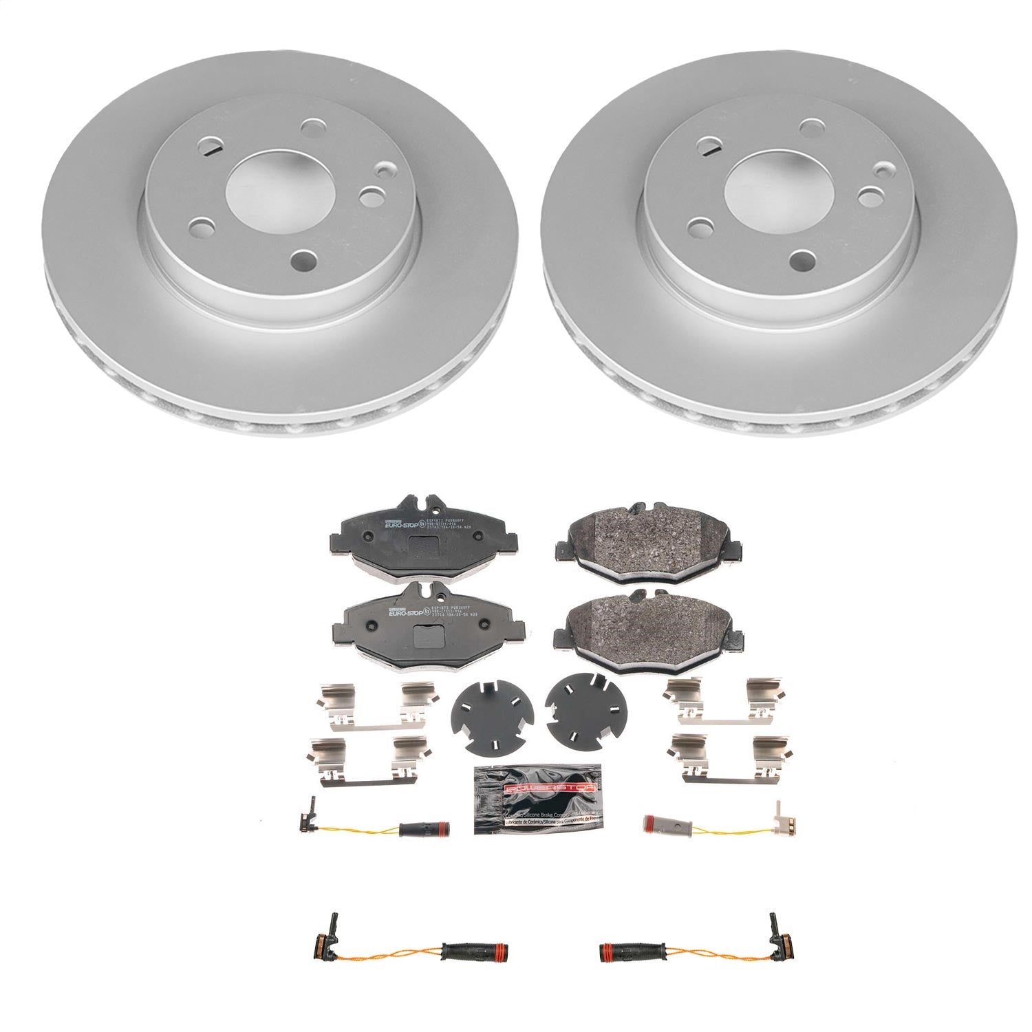 PowerStop Front Euro-Stop Brake Kit | Mercedes-Benz E320 (06) (ESK5326)