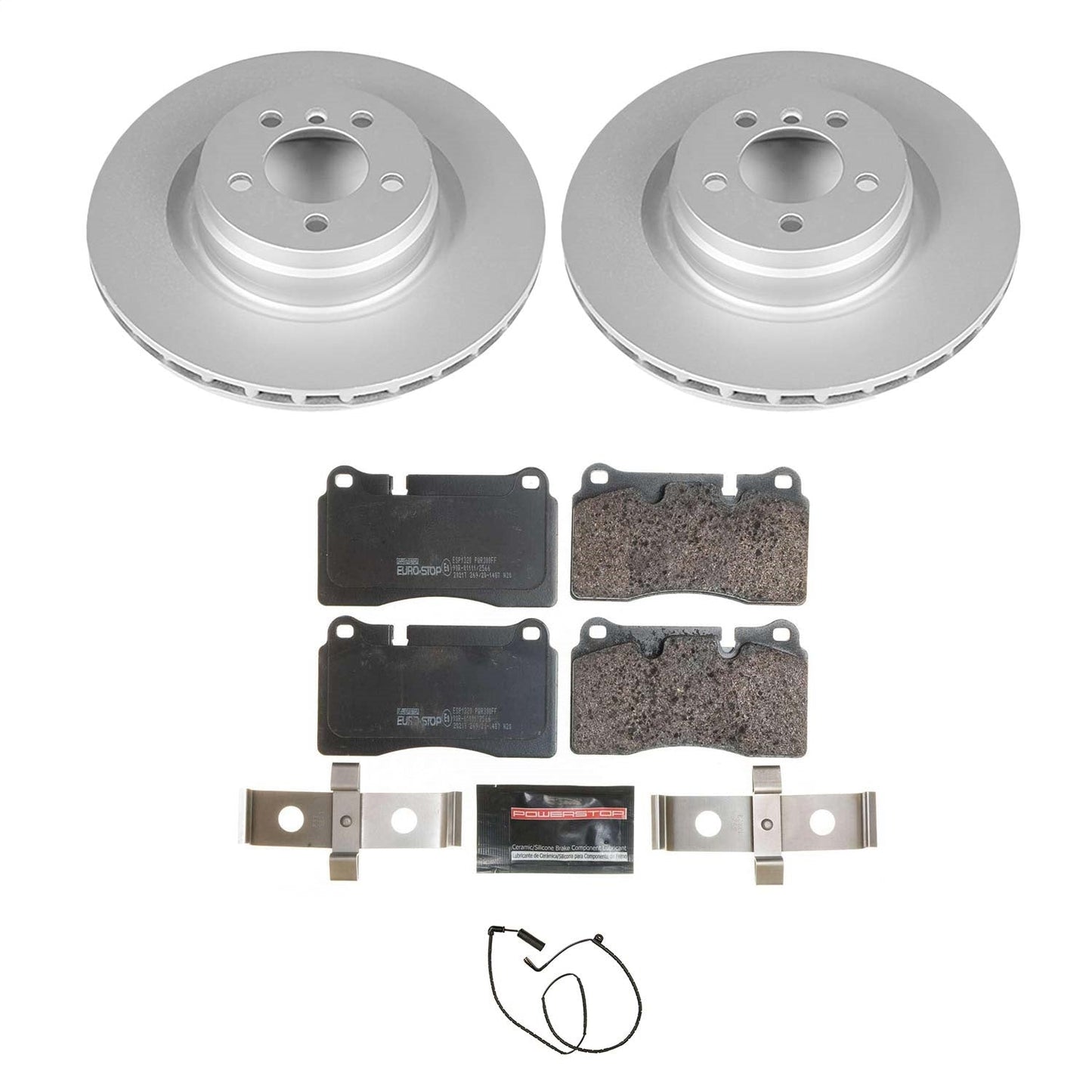 PowerStop Front Euro-Stop Brake Kit | Land Rover Range Rover (06-09) (ESK5424)