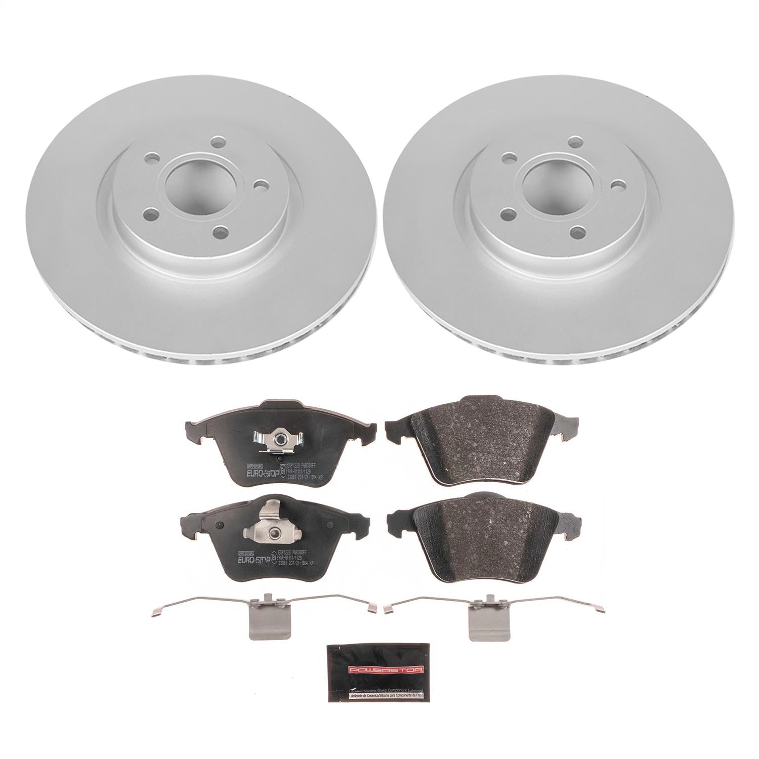 PowerStop Euro-Stop Front Brake Kit | Volvo C70 (06-13) (ESK5430)
