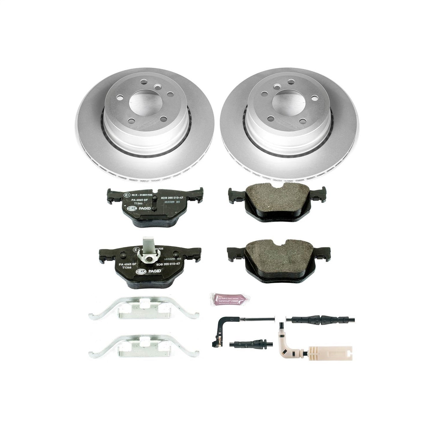 PowerStop Rear Euro-Stop Brake Kit | BMW 525xi (06-07) (ESK5491)