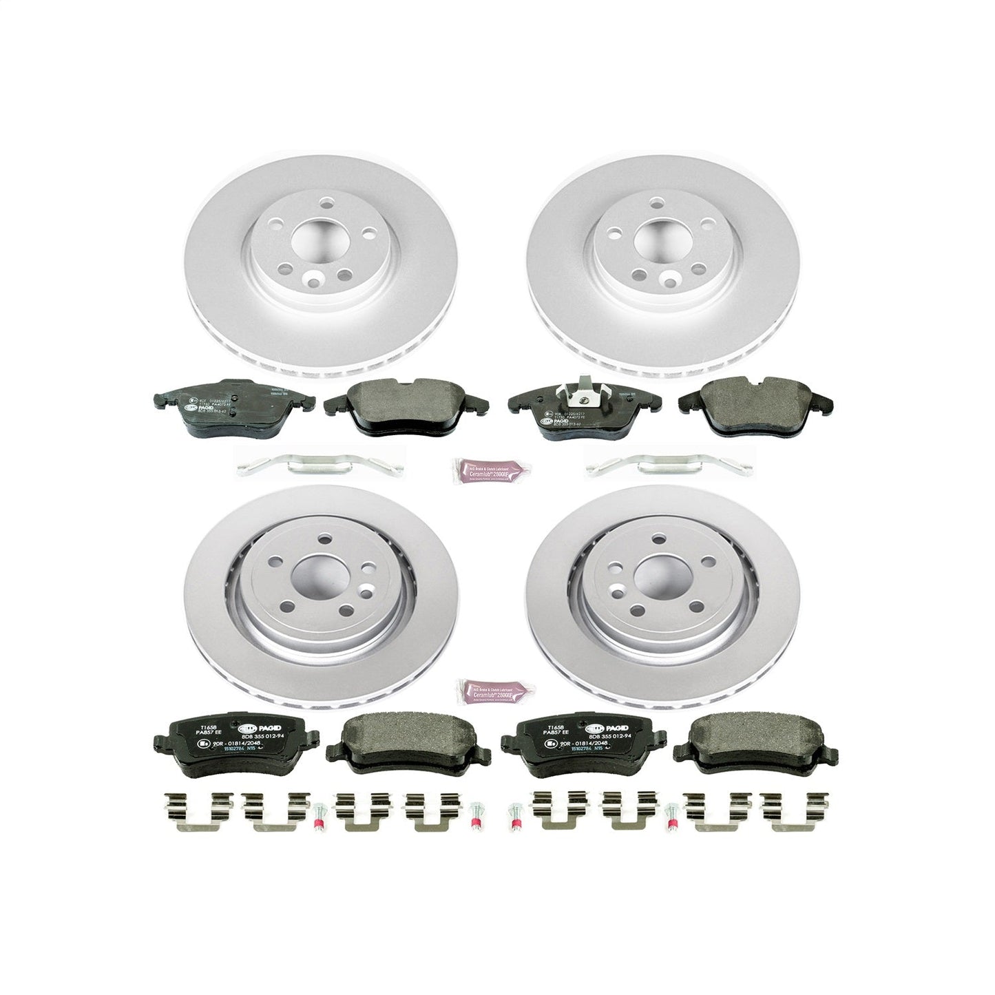 PowerStop Front & Rear Euro-Stop Brake Kit | Volvo XC70 (09-13) (ESK5609)