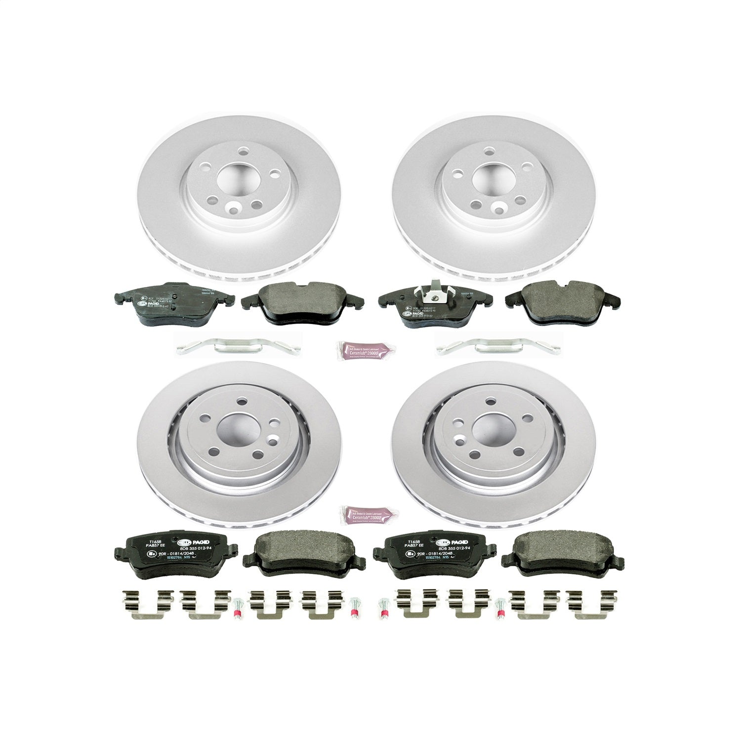 PowerStop Front & Rear Euro-Stop Brake Kit | Volvo XC70 (09-13) (ESK5609)