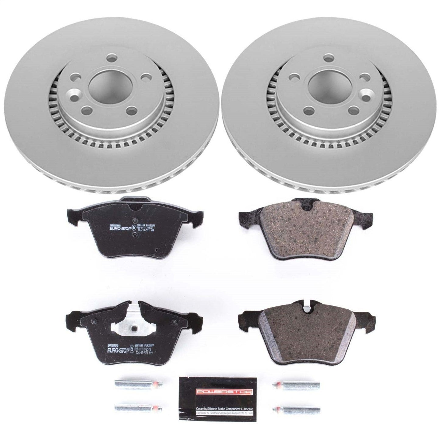 PowerStop Front Euro-Stop Brake Kit | Volvo S60 (11-14) (ESK5613)