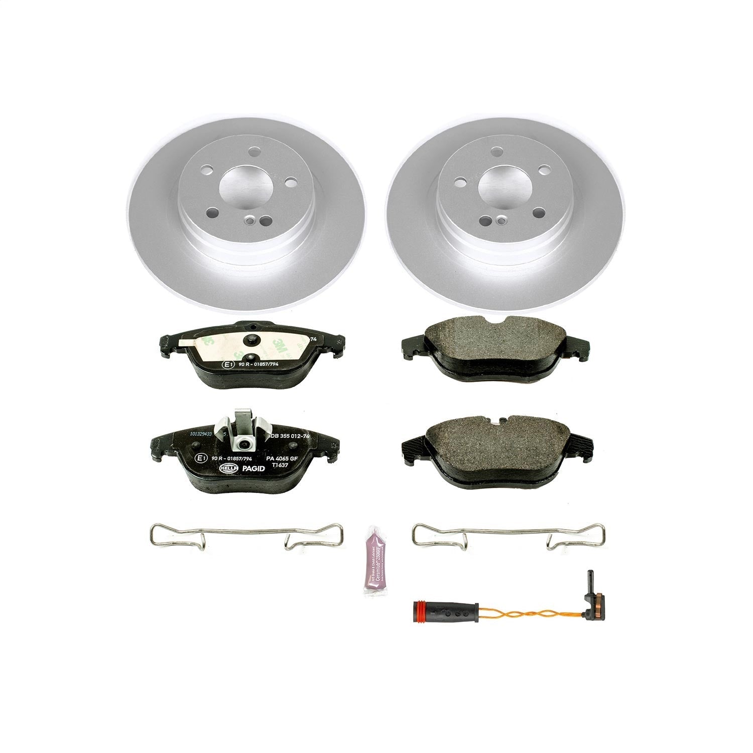 PowerStop Rear Euro-Stop Brake Kit | Mercedes-Benz C250 (12-15) (ESK5625)