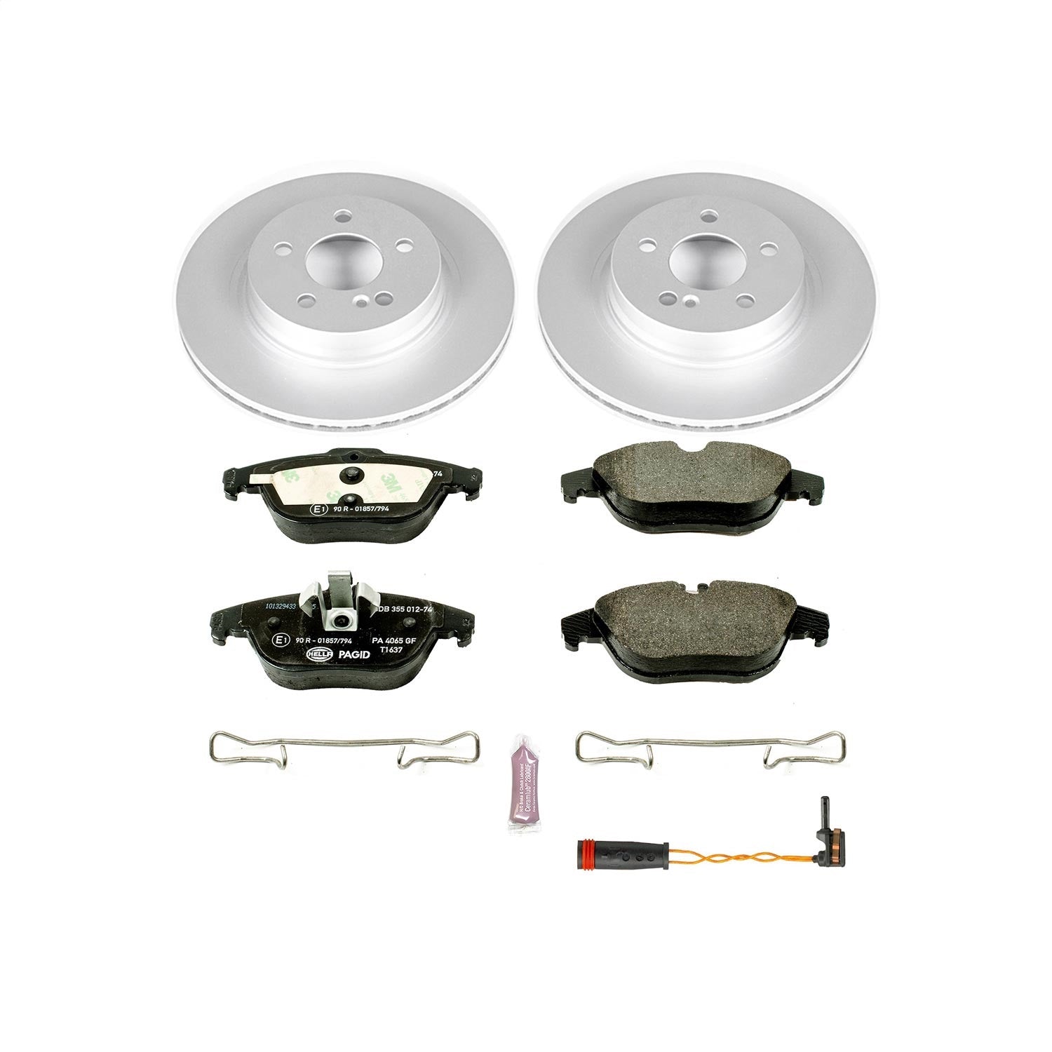 PowerStop Rear Euro-Stop Brake Kit | Mercedes-Benz C250 (12-15) (ESK5626)