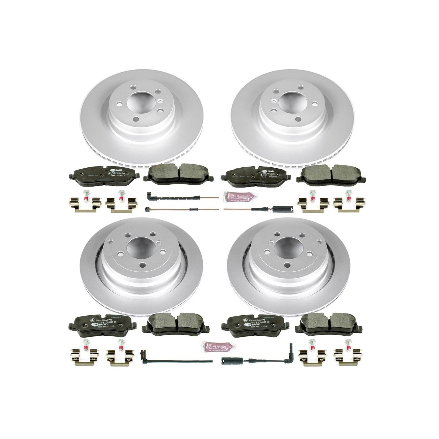 PowerStop Front & Rear Euro-Stop Brake Kit | Land Rover Range Rover (06-09) (ESK5632)