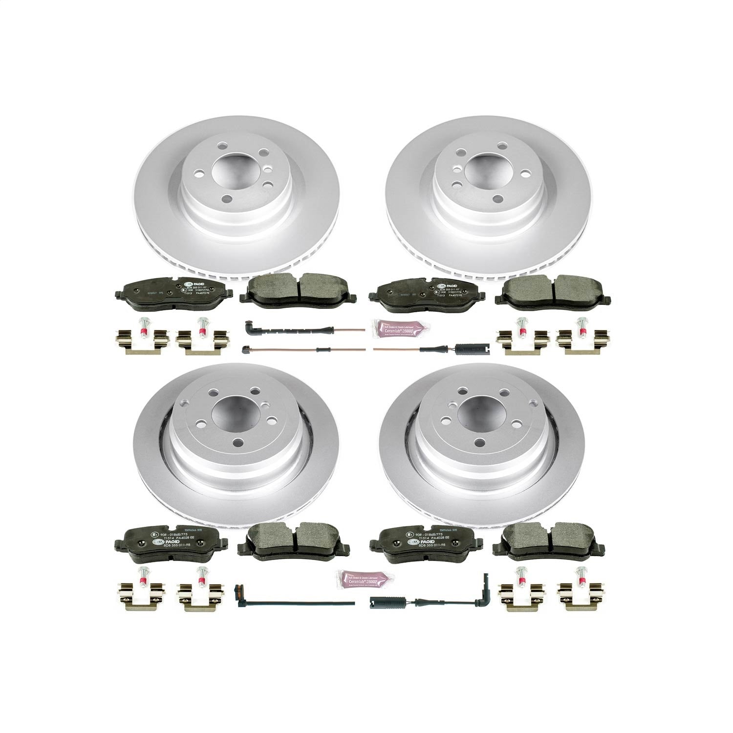 PowerStop Front & Rear Euro-Stop Brake Kit | Land Rover Range Rover (06-09) (ESK5632)
