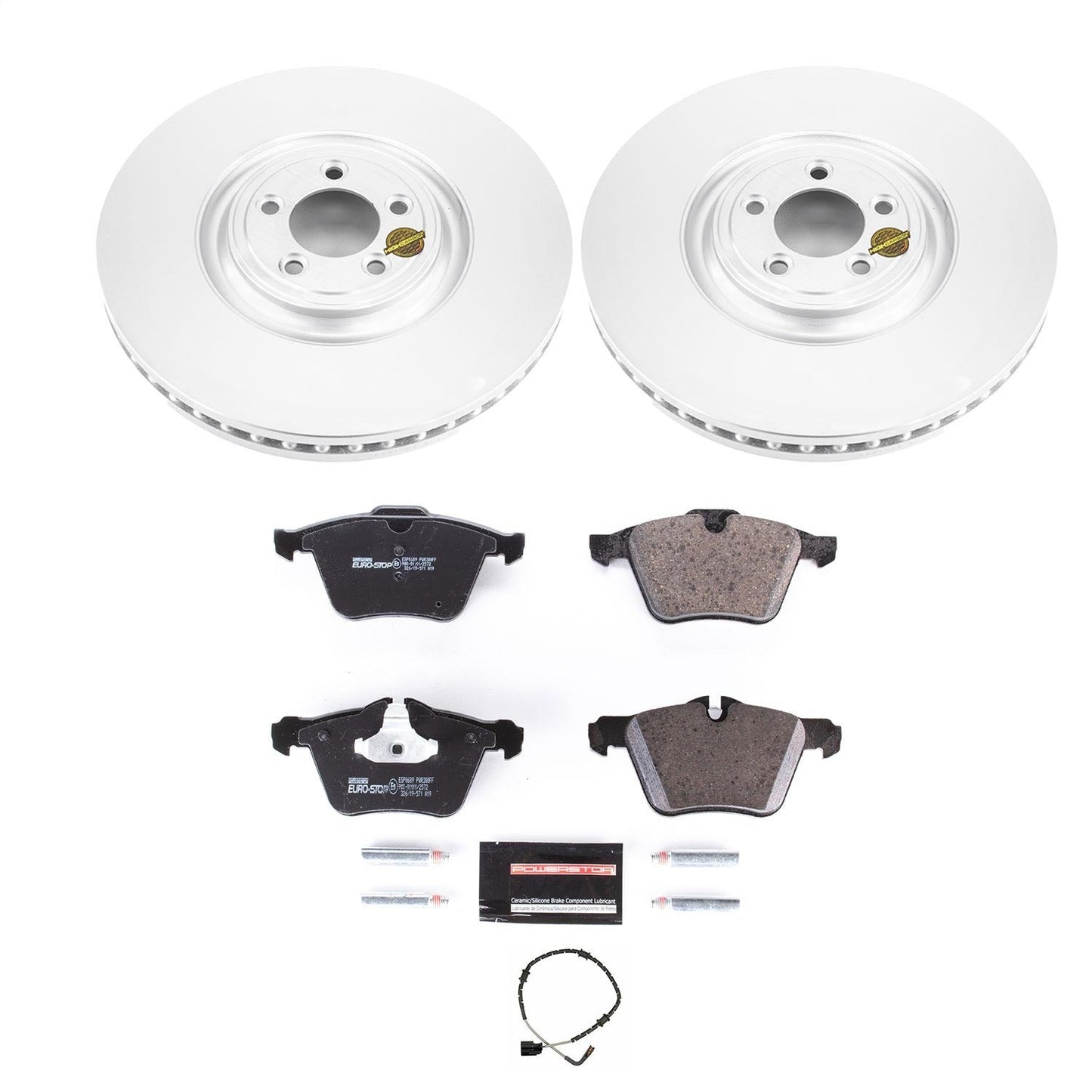 PowerStop Eurostop Front Brake Kit | Jaguar XF (10-15) (ESK5647)