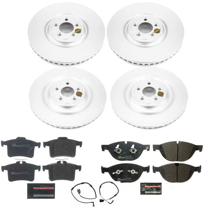 PowerStop Front and Rear Eurostop Brake Kit | Jaguar XKR 2010 (ESK5648)
