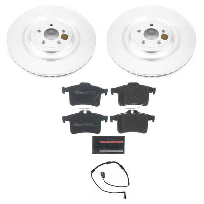 PowerStop Rear Euro-Stop Brake Kit | Jaguar XF (10-15) (ESK5649)