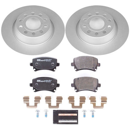 PowerStop Rear Euro-Stop Brake Kit | Audi A3 (13) (ESK5662)
