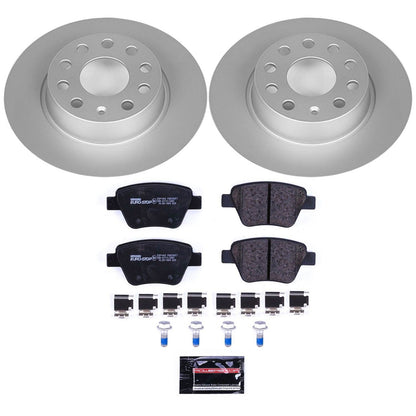 PowerStop Rear Euro-Stop Brake Kit | Audi A3 (10-12) (ESK5667)