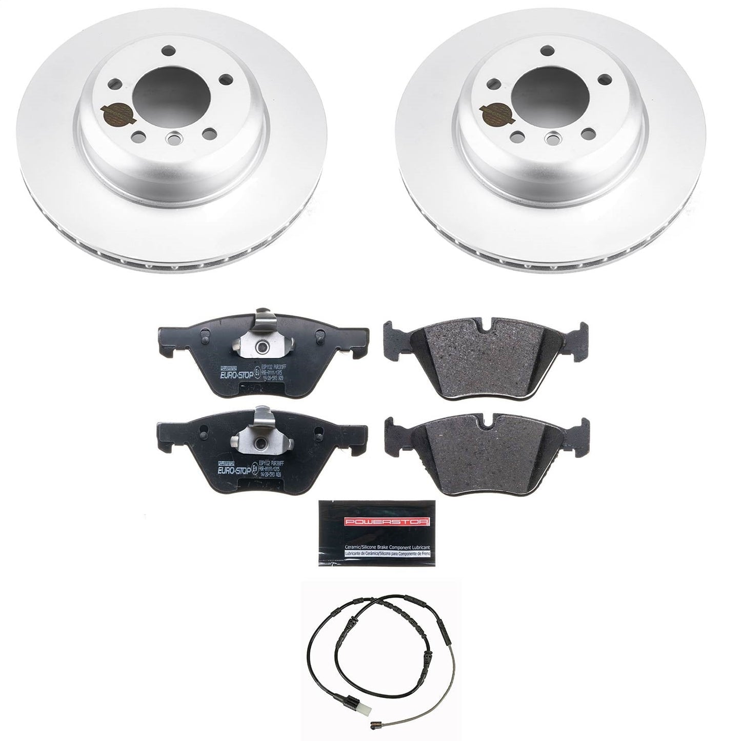 PowerStop Front Euro-Stop Brake Kit | BMW Z4 (09-16) (ESK5691)