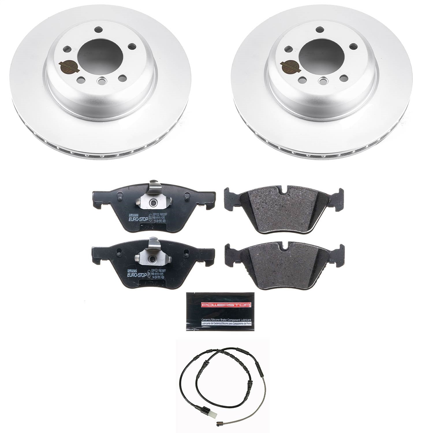 PowerStop Front Euro-Stop Brake Kit | BMW Z4 (09-16) (ESK5691)