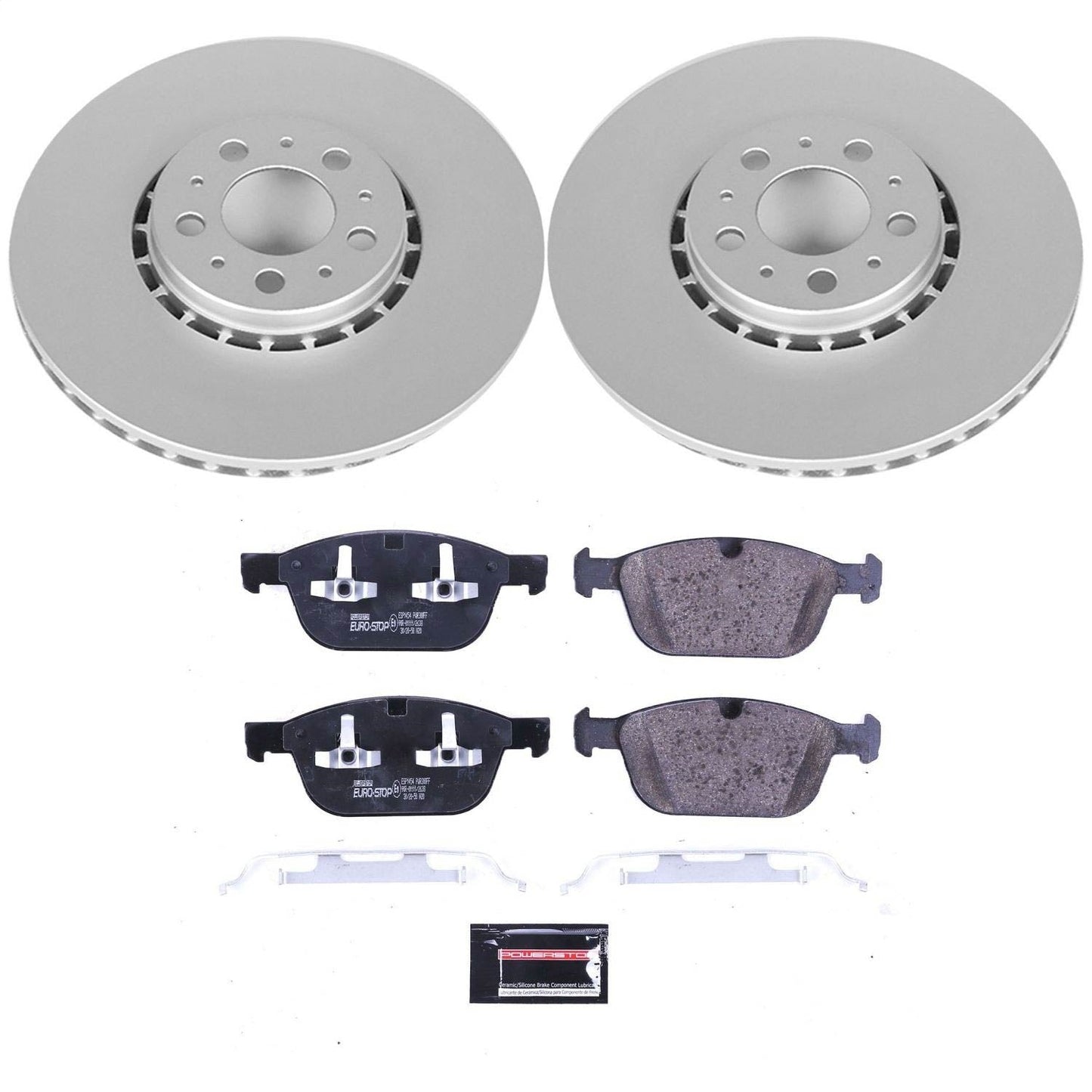 PowerStop Front Euro-Stop Brake Kit | Volvo XC90 (03-14) (ESK5707)