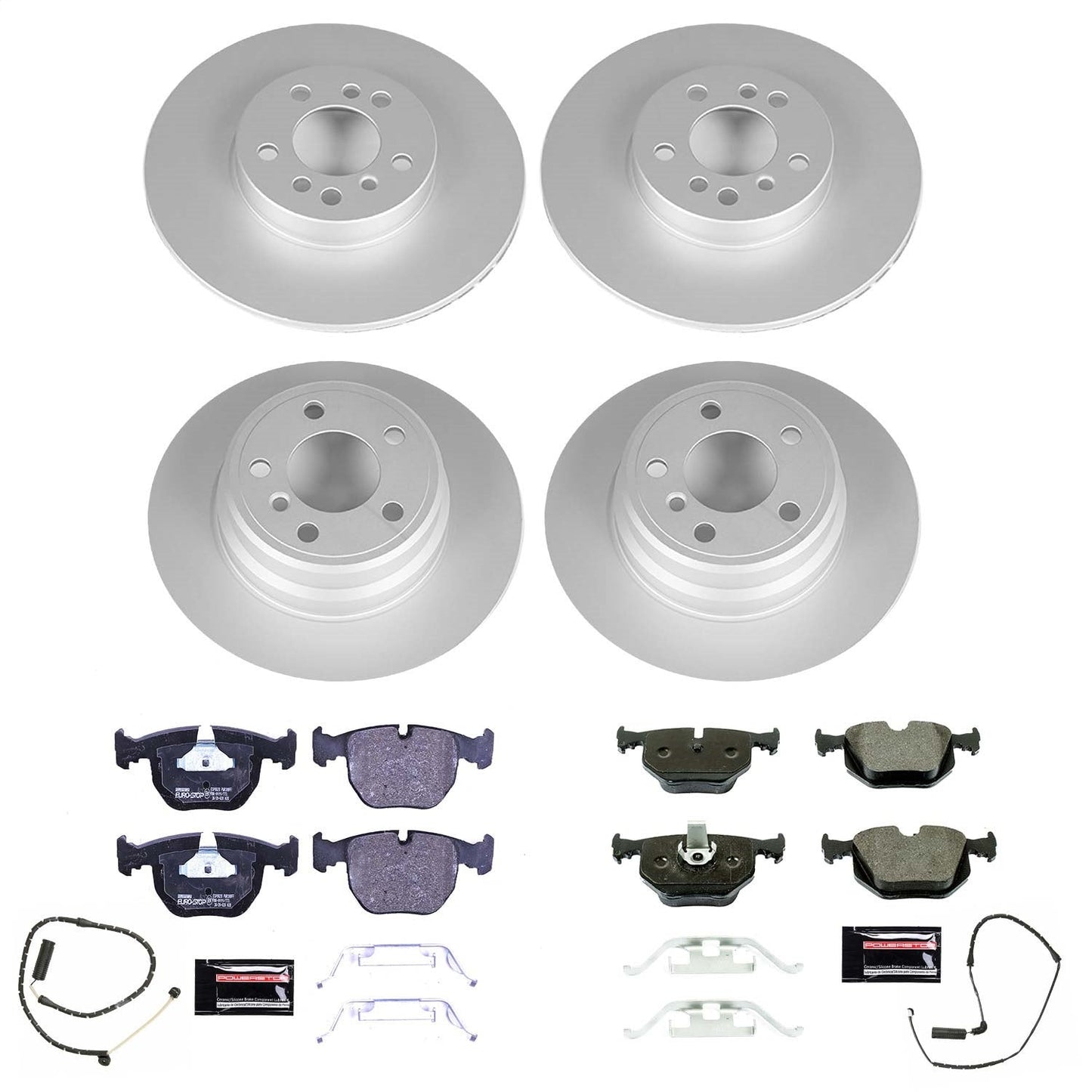PowerStop Front & Rear Euro-Stop Brake Kit | BMW X5 (00-06) (ESK5718)