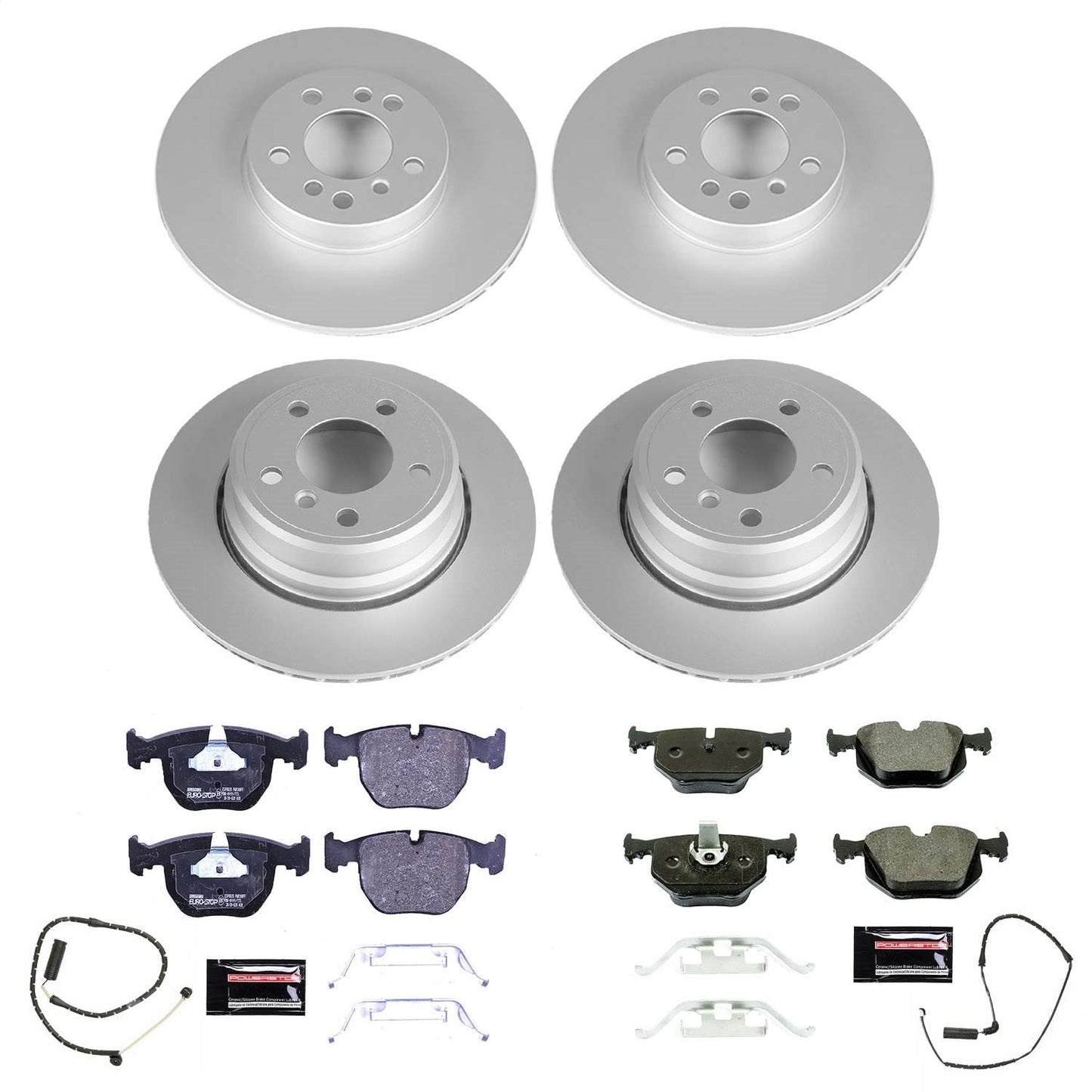 PowerStop Front & Rear Euro-Stop Brake Kit | BMW X5 (04-06) (ESK5719)