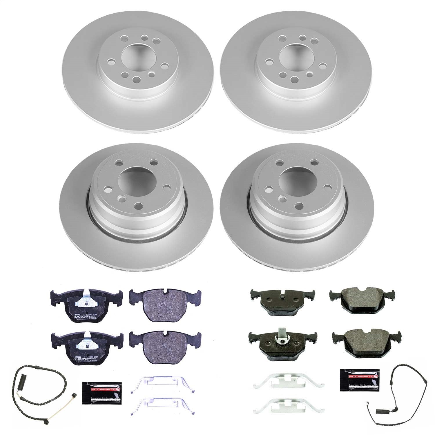 PowerStop Front & Rear Euro-Stop Brake Kit | BMW X5 (04-06) (ESK5719)
