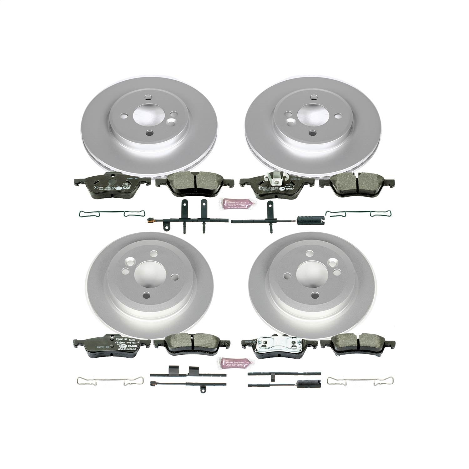 PowerStop Euro-Stop Front & Rear Brake Kit | Mini Cooper (02-06) (ESK5725)