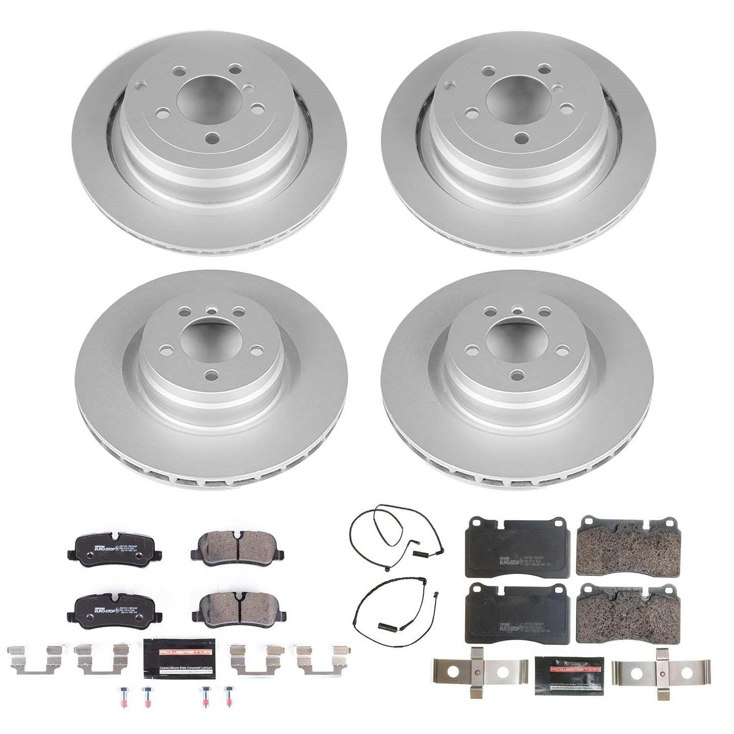 PowerStop Front & Rear Euro-Stop Brake Kit | Land Rover Range Rover (06-09) (ESK5744)