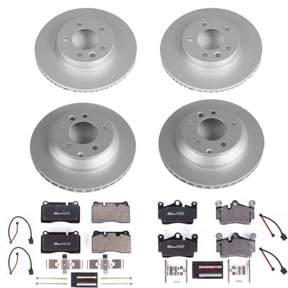 PowerStop Front & Rear Euro-Stop Brake Kit | Volkswagen Touareg (07-10) (ESK5745)