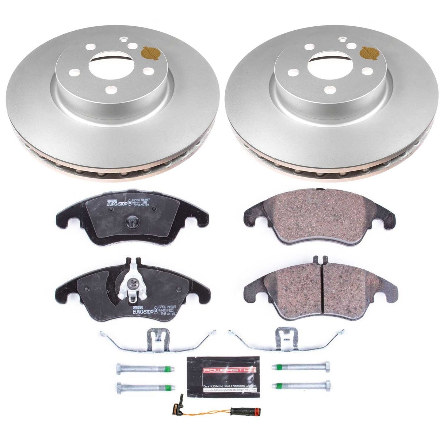 PowerStop Euro-Stop Front Brake Kit | Mercedes-Benz C300 (13-14) (ESK5792)